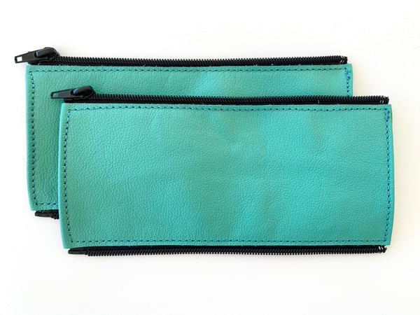Aqua Handlebar Covers – Lux and Leather